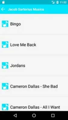 Jacob Sartorius Musica android App screenshot 0